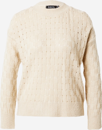 Sublevel Sweater in Beige: front