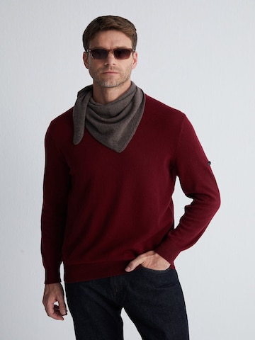SILK & CASHMERE Gebreid vest in Rood
