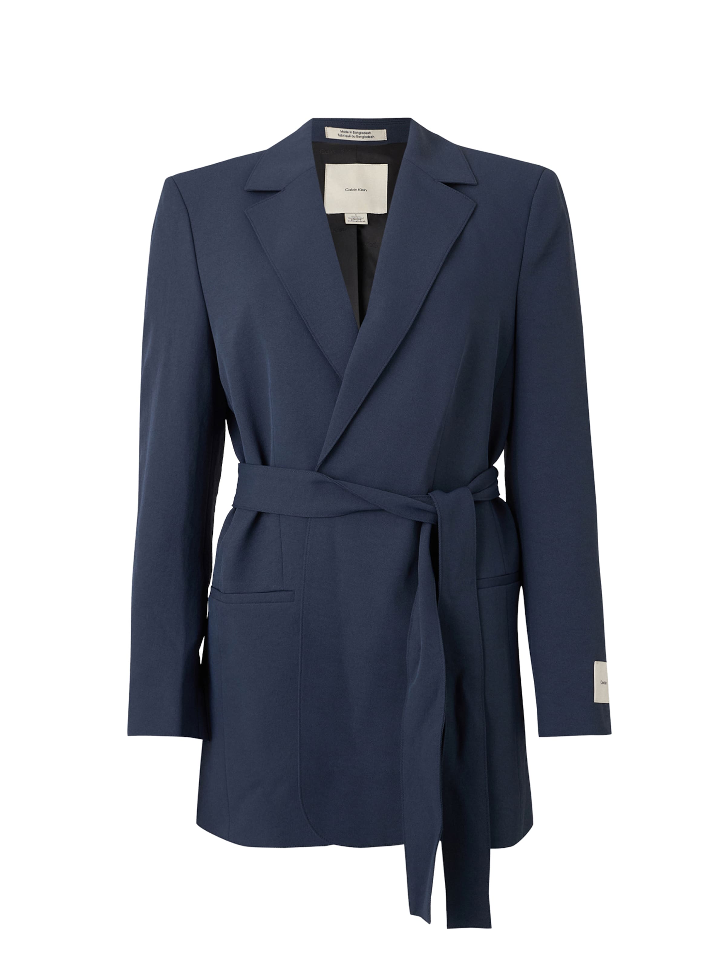 Sacou de la Calvin Klein pe albastru: față