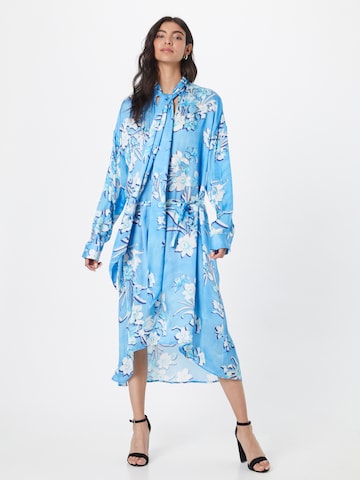 REPLAY Shirt Dress in Blue: front