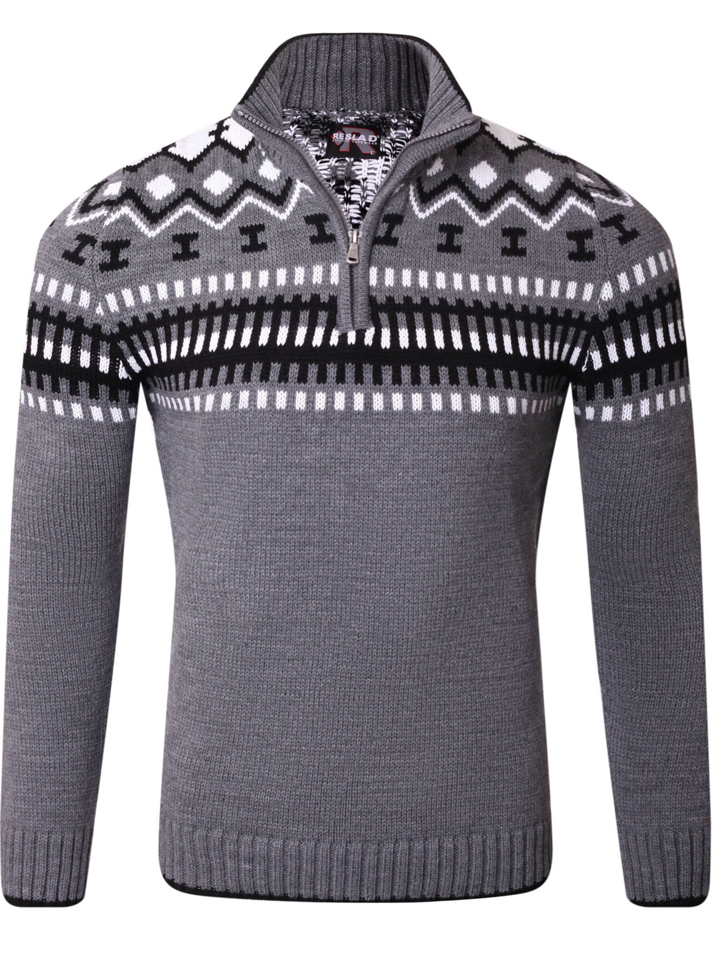 Reslad Pullover 'RS3110' in Grau: Vorderseite
