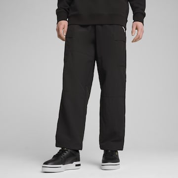 PUMA Regular Sports trousers 'WARDROBE ESS' in Black: front
