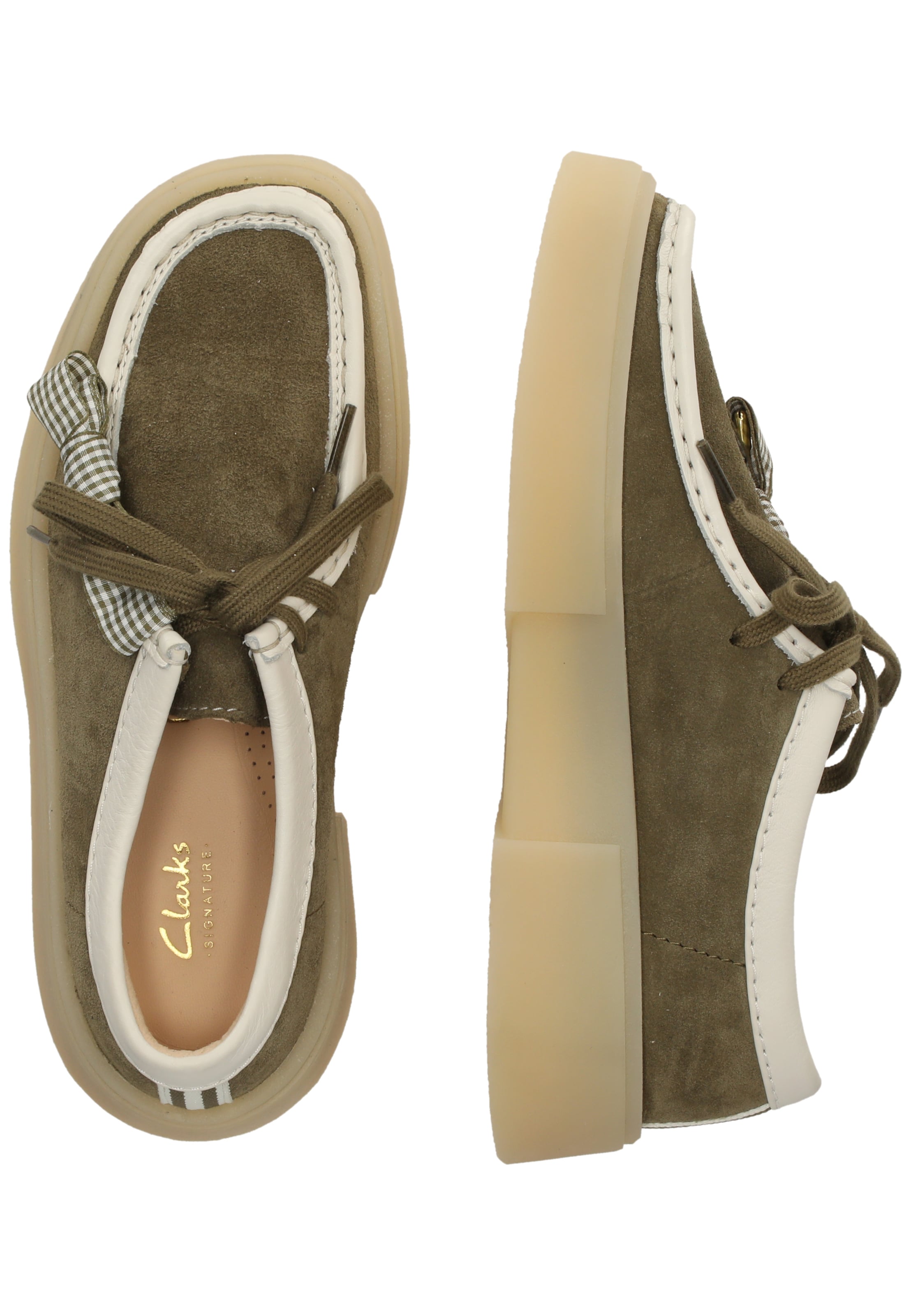 CLARKS Lace-up shoe 'Torview' in Green