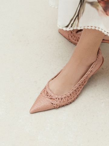Next Slingpumps 'Forever Comfort' in Roze