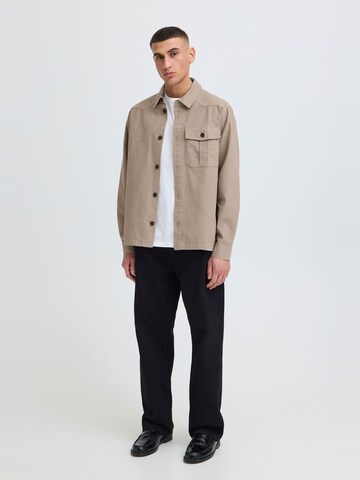 !Solid Comfort fit Button Up Shirt ' SDUgden ' in Brown