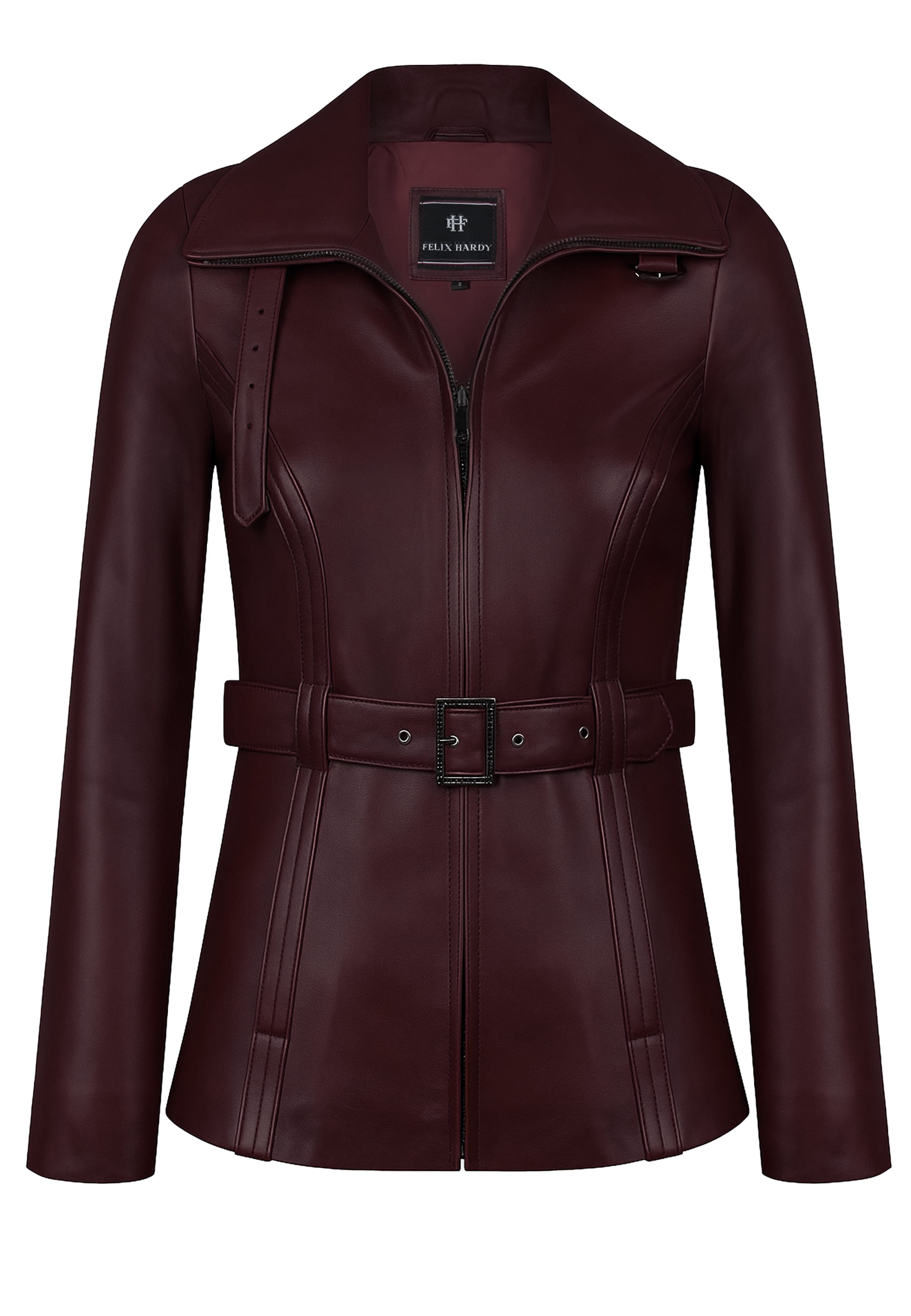 Veste mi-saison Felix Hardy en marron : devant