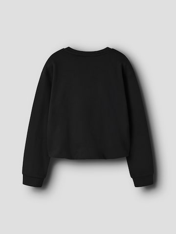 NAME IT - Sweatshirt 'NKFNOLUVI' em preto