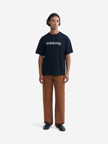 Thinking MU T-Shirt 'Aaron' in Blau