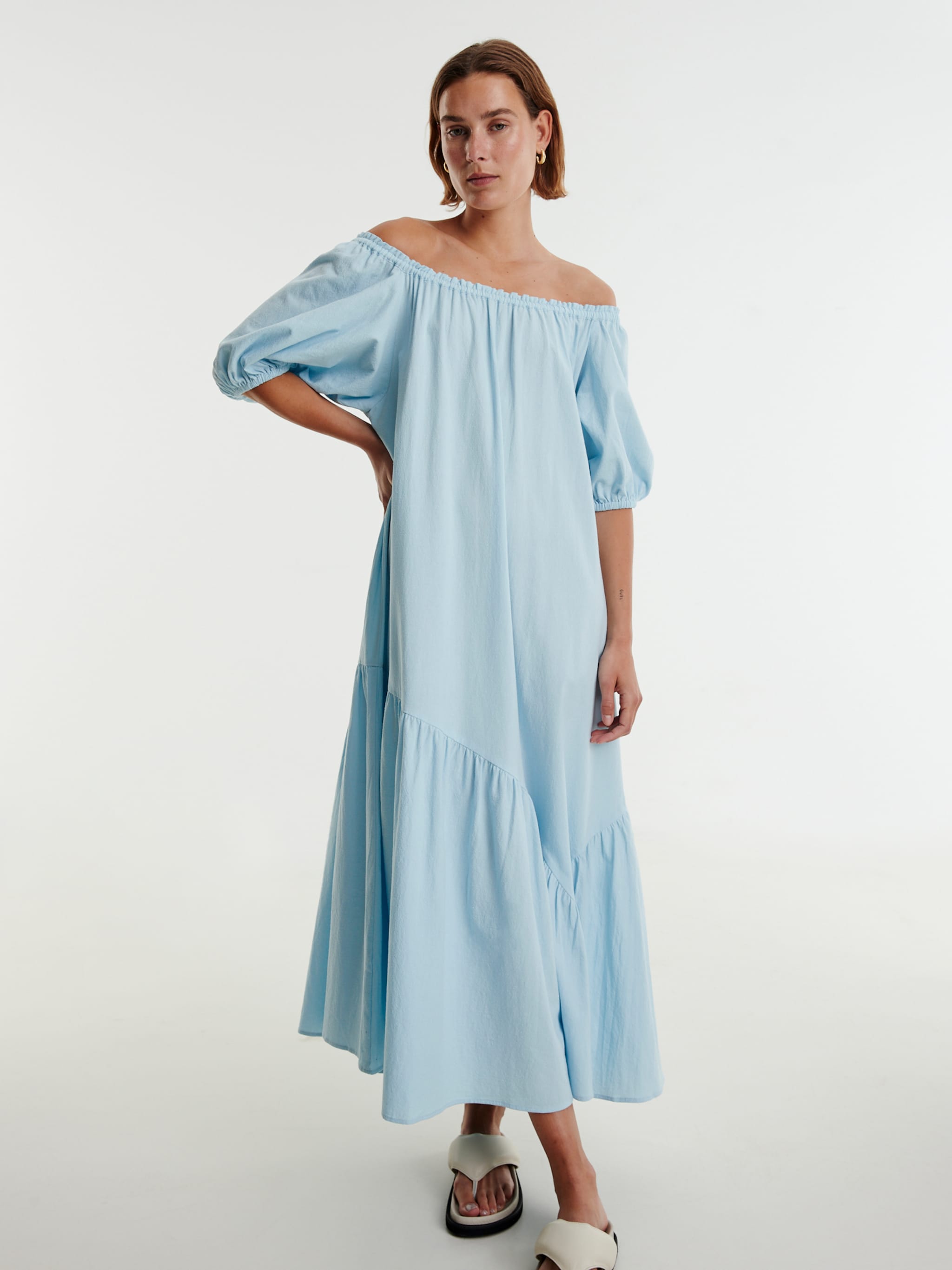 EDITED Producten Zomerjurk 'Aluna' Lichtblauw