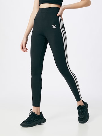 ADIDAS ORIGINALS Skinny Leggingsit värissä musta: edessä