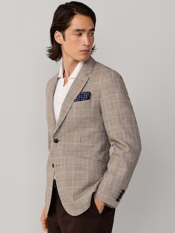 Coupe slim Veste de costume 'Ascot' Hackett London en beige