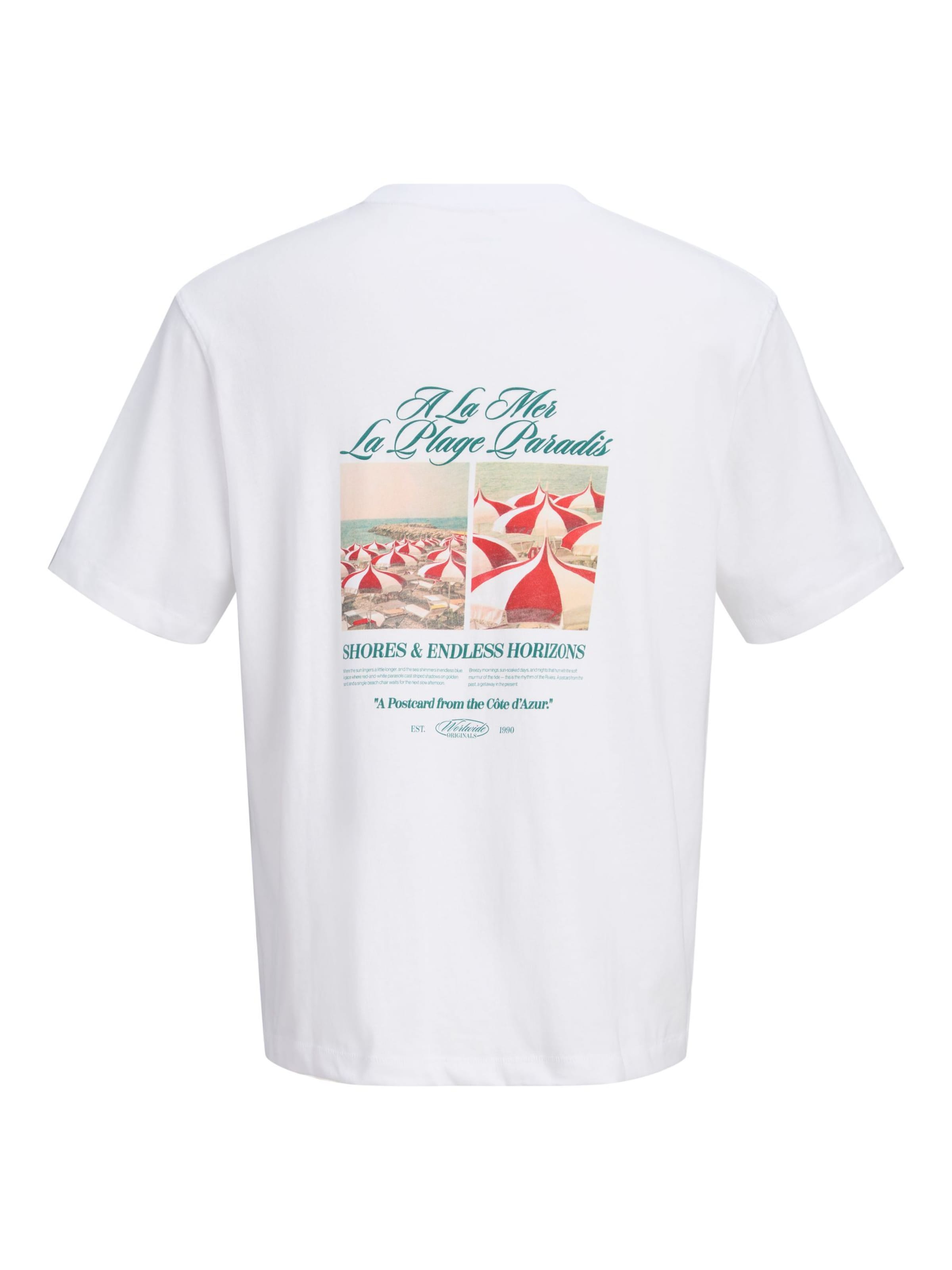 T-Shirt Jack & Jones Junior en blanc