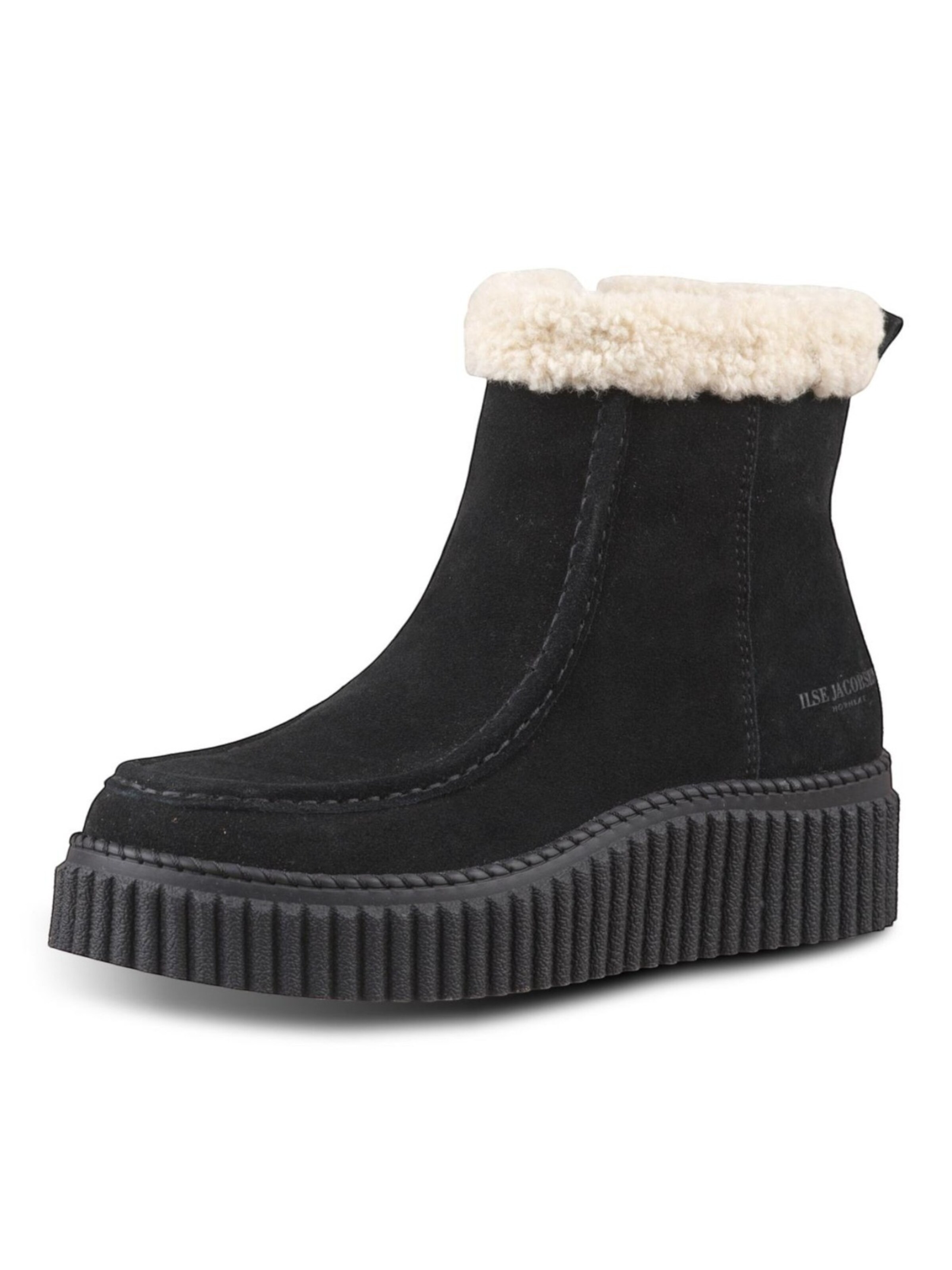 ILSE JACOBSEN Boots '01' in Zwart: voorkant