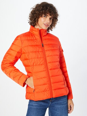 Lauren Ralph Lauren Between-Season Jacket in Orange: front