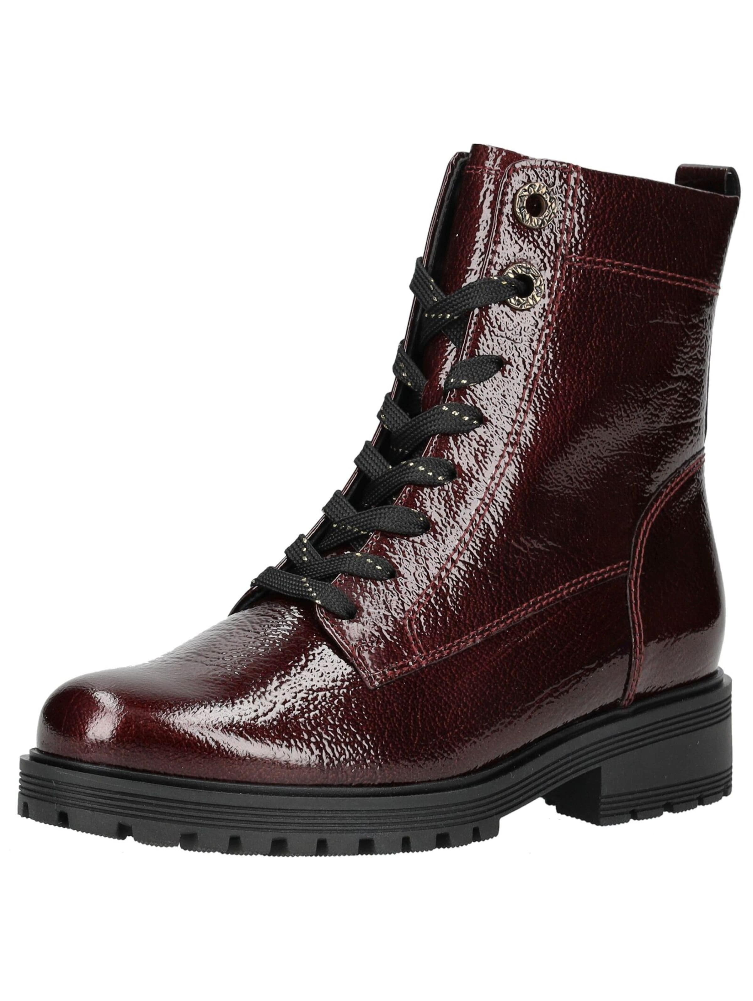 Bottines à lacets GABOR en rouge : devant