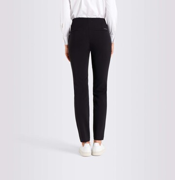 MAC Slimfit Broek 'Anna' in Zwart