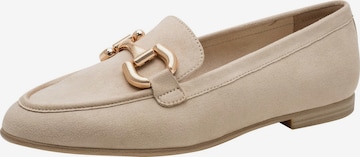 Tamaris Instappers in Beige: voorkant