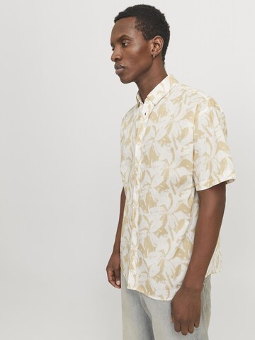 JACK & JONES Regular fit Overhemd in Beige