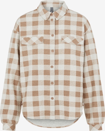 PIECES Övergångsjacka i beige / kräm / brun, Produktvy