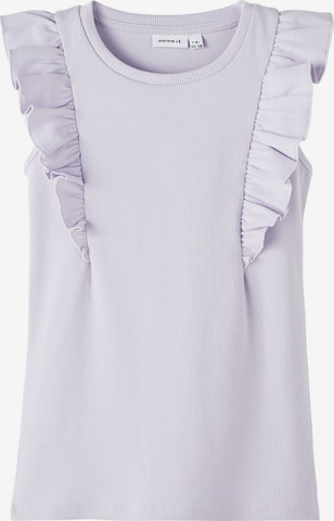NAME IT - Blusa en lila: frente