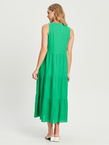 Calli Лятна рокля 'Edwina' в зелено: отзад