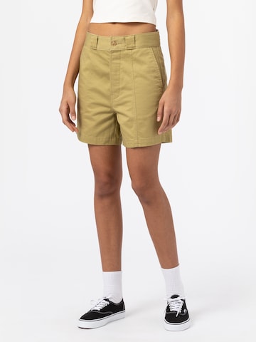 DICKIES Regular Pants 'HERITAGE' in Green: front