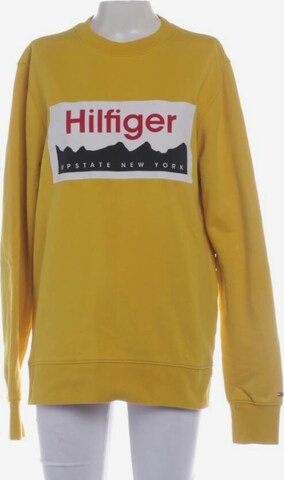 TOMMY HILFIGER Sweatshirt & Zip-Up Hoodie in M in Yellow: front