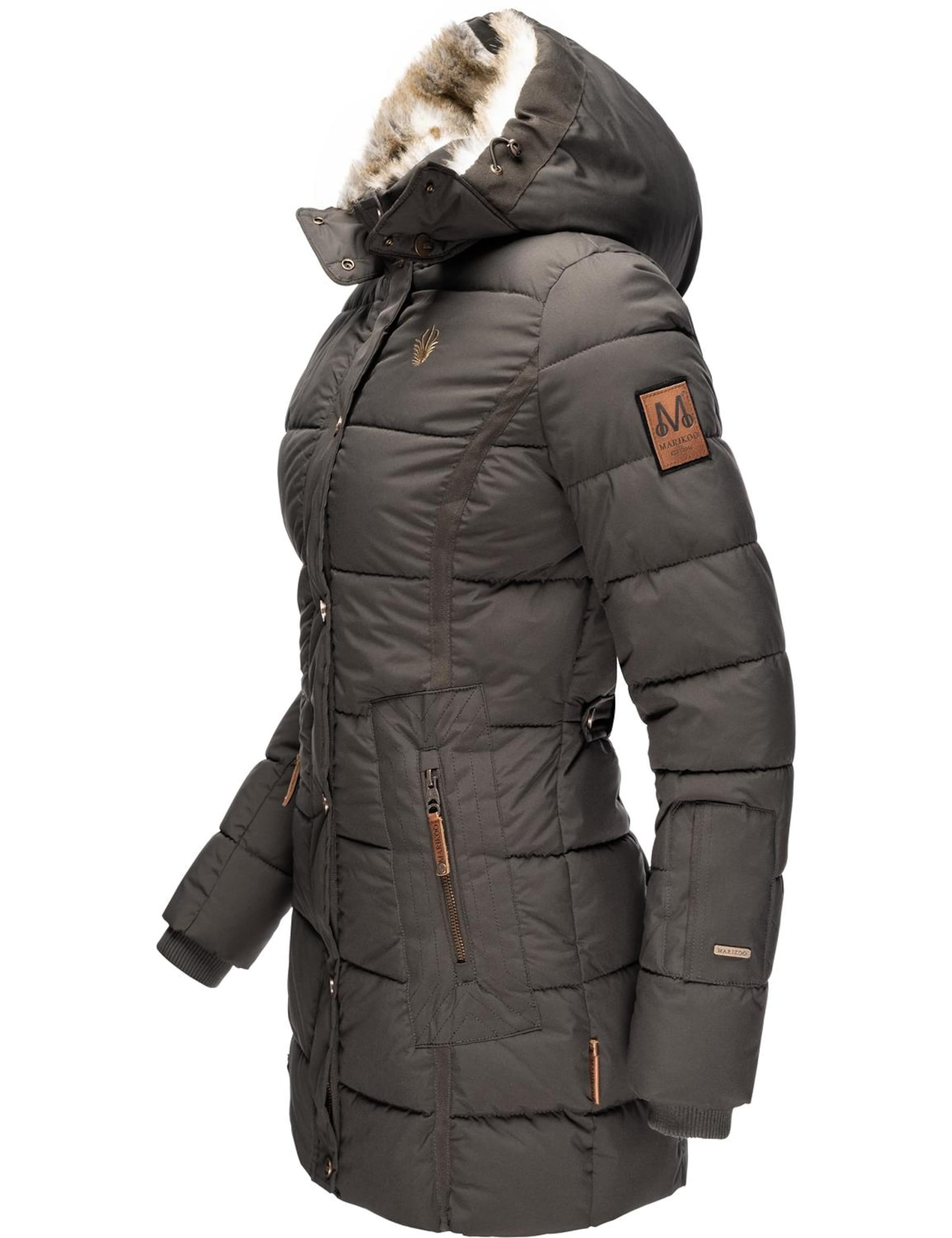 pelēks MARIKOO Ziemas mētelis