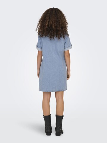 Robe-chemise 'LISA' ONLY en bleu