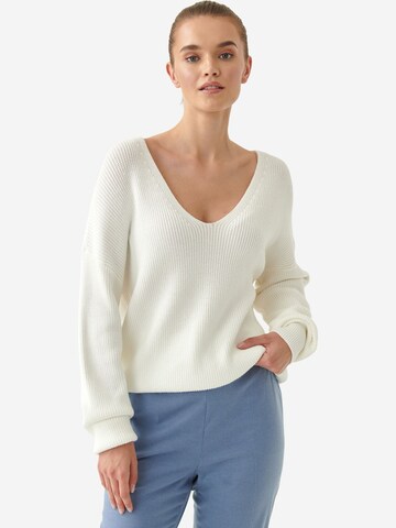 TATUUM - Pullover 'Sela' em branco: frente