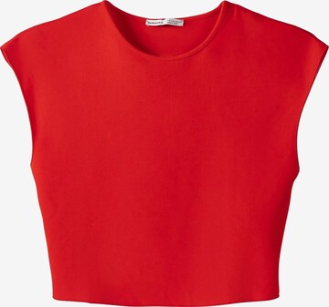Bershka T-Shirt in Rot: predná strana
