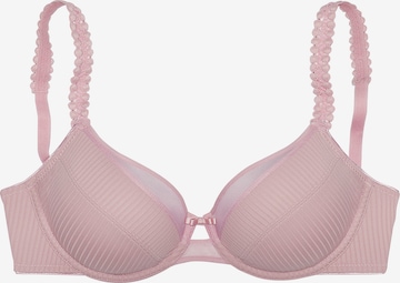 LASCANA T-shirt Bra in Pink: front