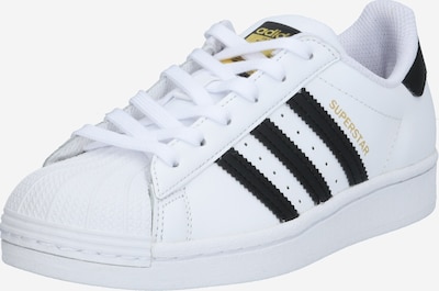 ADIDAS ORIGINALS Sneaker 'Superstar' in gold / schwarz / weiß, Produktansicht