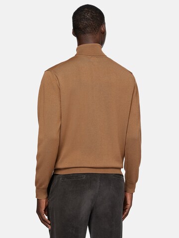Boggi Milano Sweter 'Polo' w kolorze brązowy