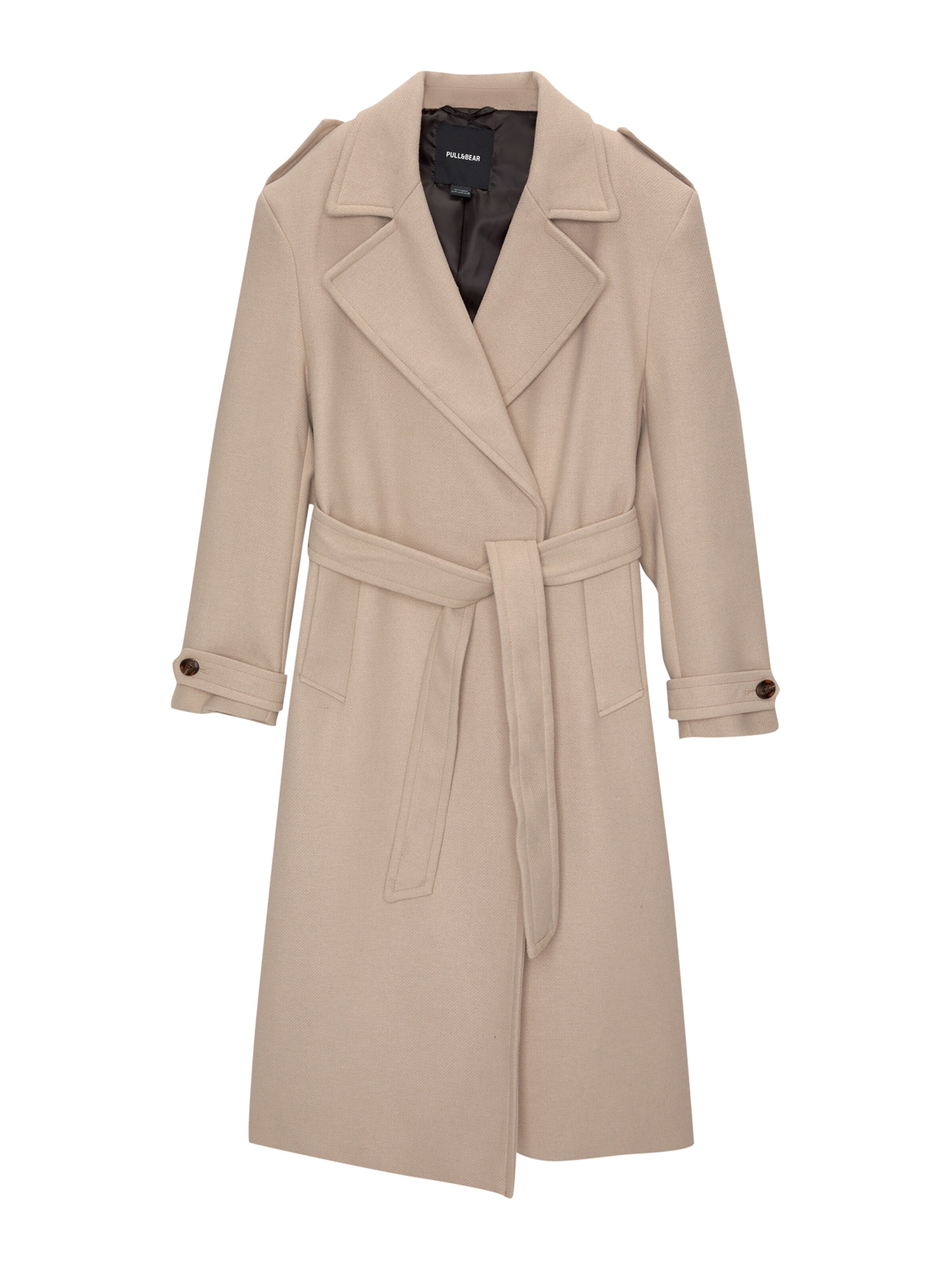 Pull&Bear Prechodný kabát - Béžová: predná strana