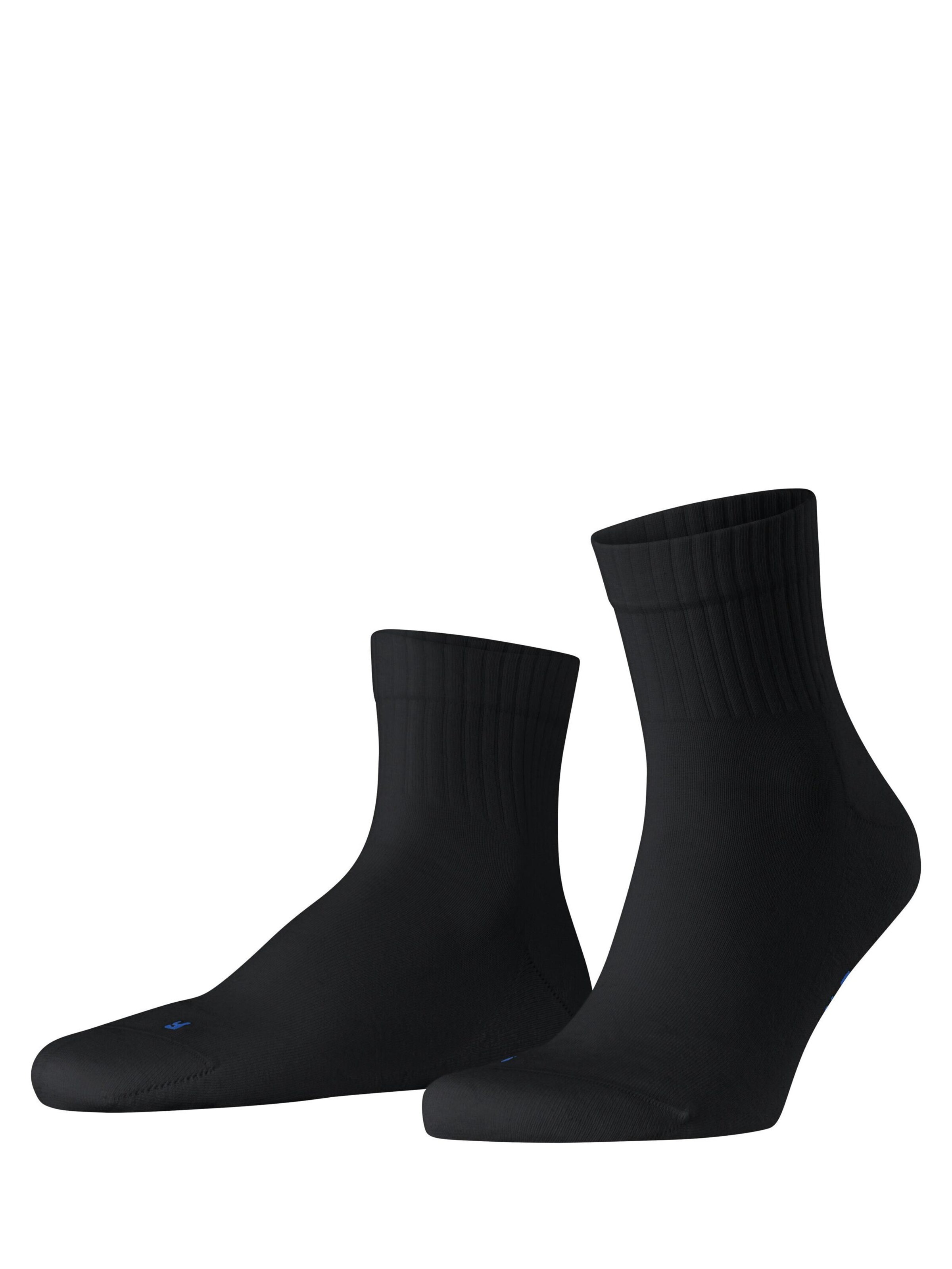 FALKE Füßlinge 'Run Rib'‌‌‌‌ in Schwarz: Vorderseite