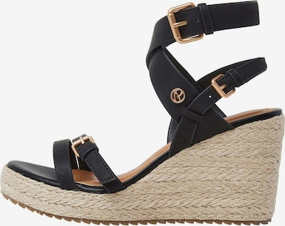 Pepe Jeans Sandale in gold / schwarz, Produktansicht
