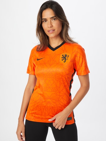 NIKE Трико 'Netherlands 2020 Stadium Home' в оранжево: отпред