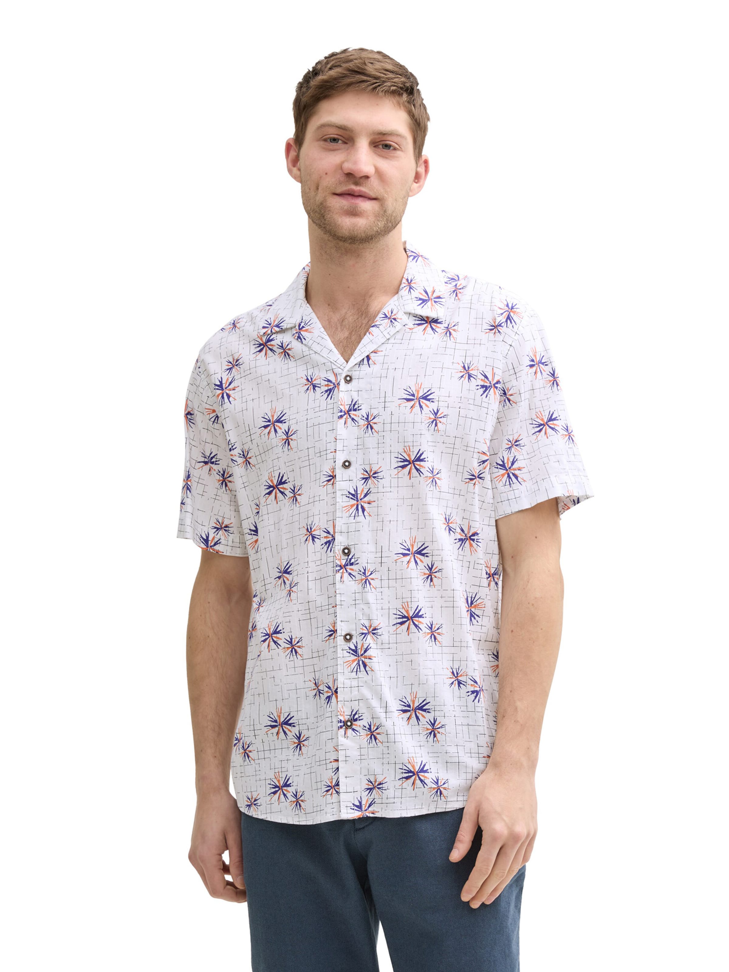 Regular fit Camicia di TOM TAILOR in bianco: frontale