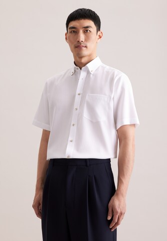 Coupe regular Chemise business SEIDENSTICKER en blanc : devant