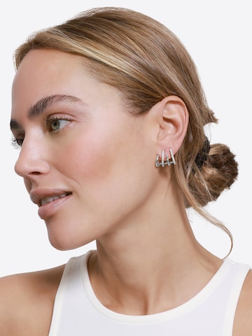 Boucles d'oreilles 'Runa' Heideman en argent : devant