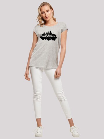 F4NT4STIC T-Shirt 'Cities Collection - New York skyline' in Grau