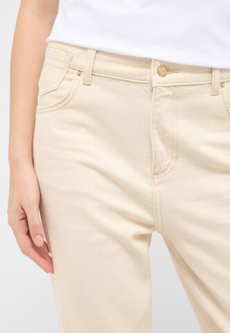 MUSTANG Tapered Jeans 'Charlotte' in Beige