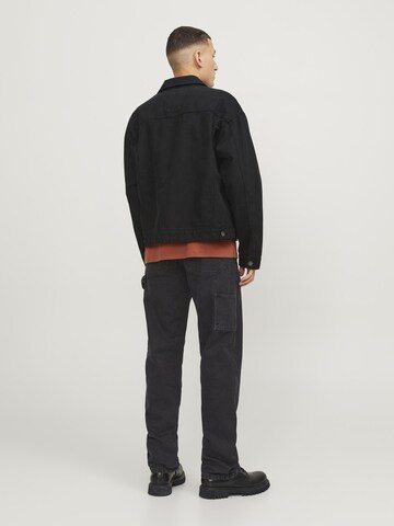 JACK & JONES Regular Jeans 'Eddie Carpenter' in Black