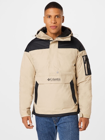 Veste outdoor 'Challenger PO-Ancient Fossil' COLUMBIA en beige : devant