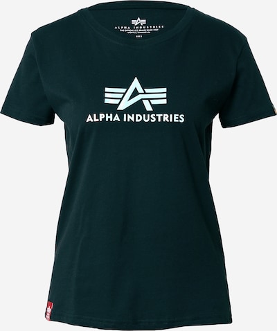 ALPHA INDUSTRIES Тениска 'Rainbow' в черно / бяло, Преглед на продукта