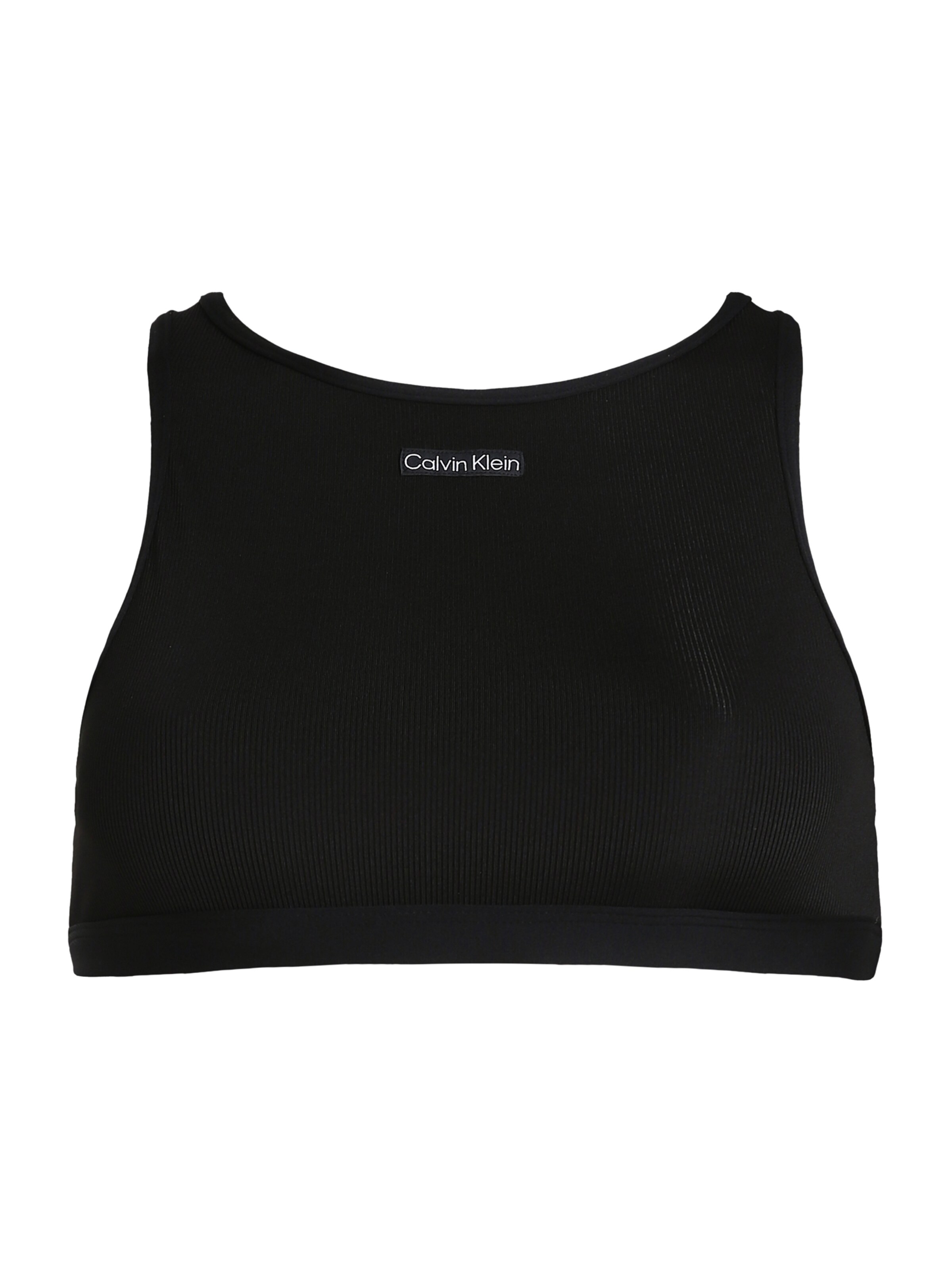 Hauts de bikini Calvin Klein Swimwear en noir : devant