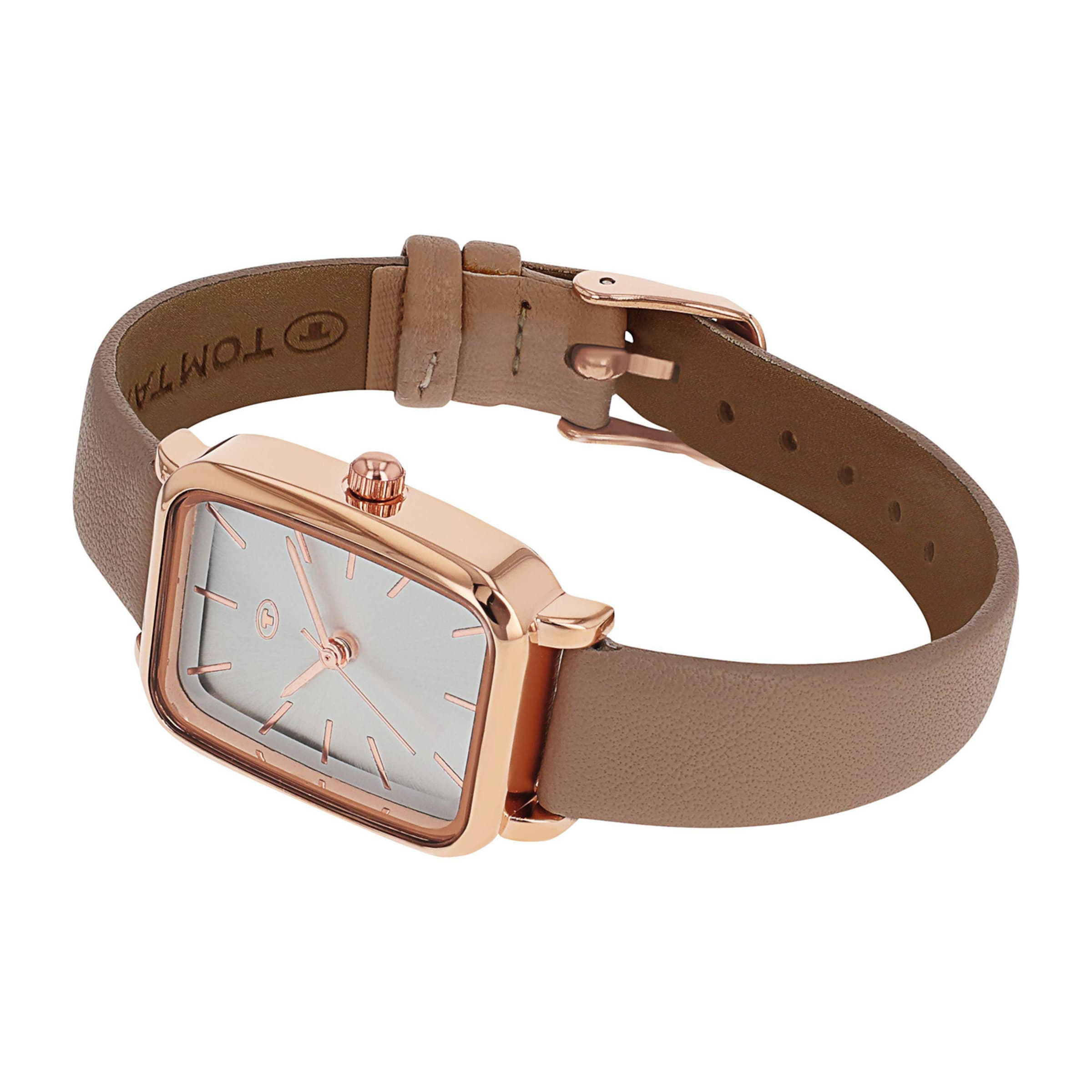TOM TAILOR Uhr in Braun