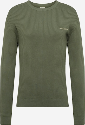 !Solid Sweater 'Dwaine' in Green: front