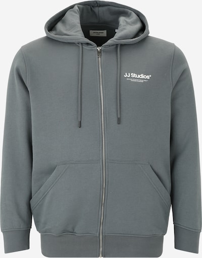 JACK & JONES Collegetakki 'JJESOHO' värissä grafiitti / valkoinen, Tuotenäkymä